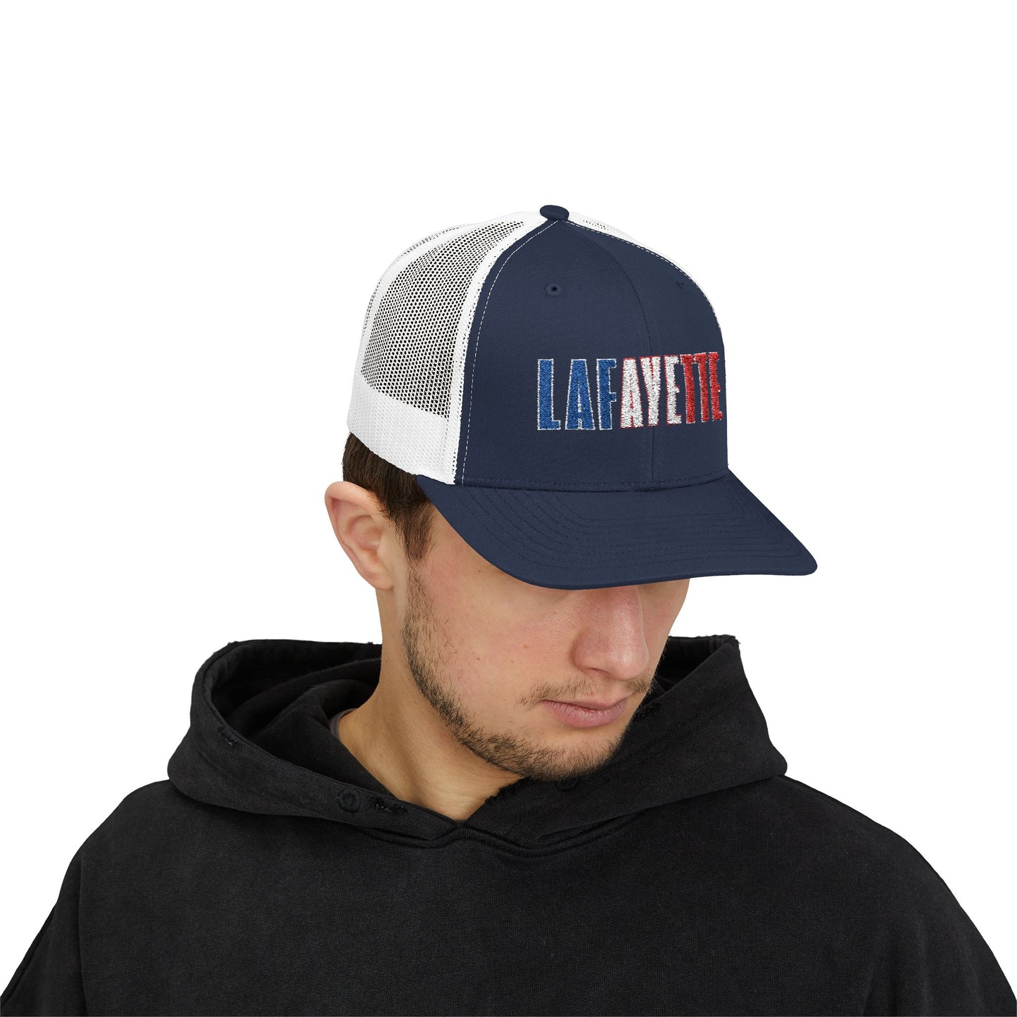 LAFAYETTE Embroidered Trucker Hat