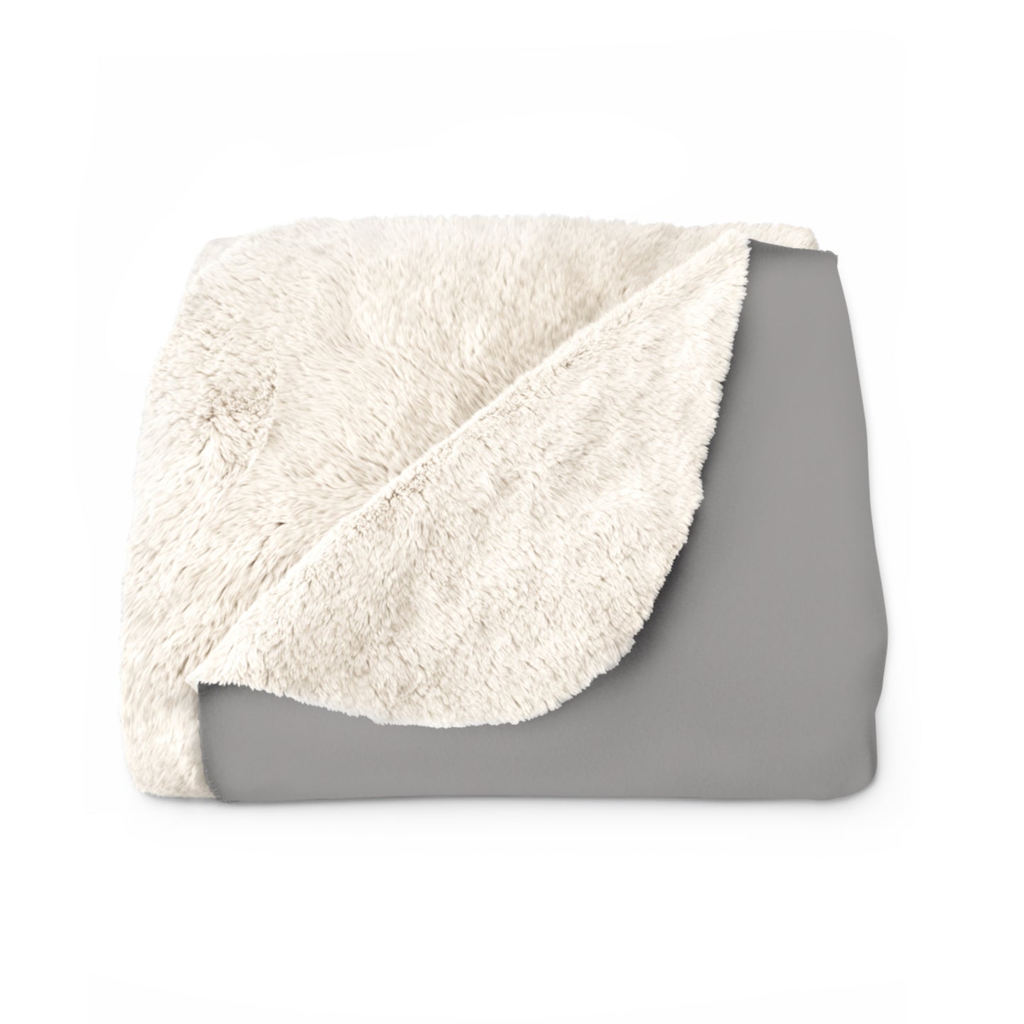 Gray Lafayette Band Sherpa Blanket