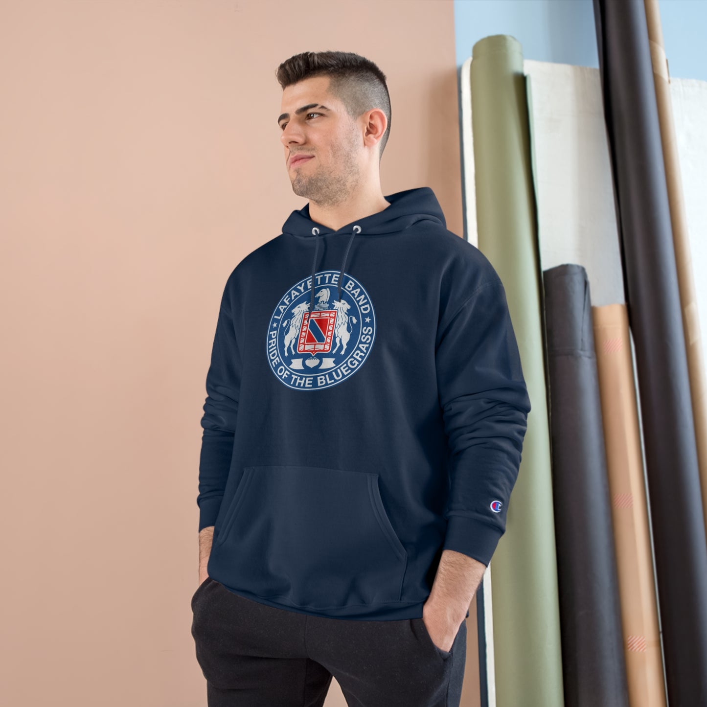 Band Crest Champion Hoodie