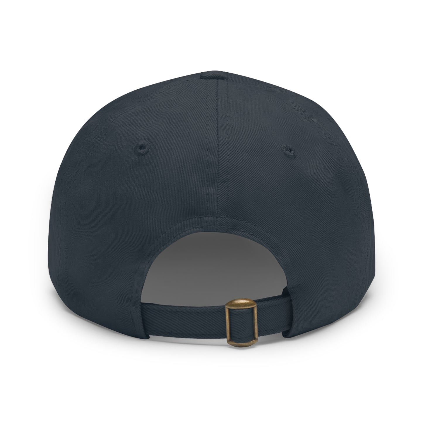 Dad Hat with Leather Crest Patch