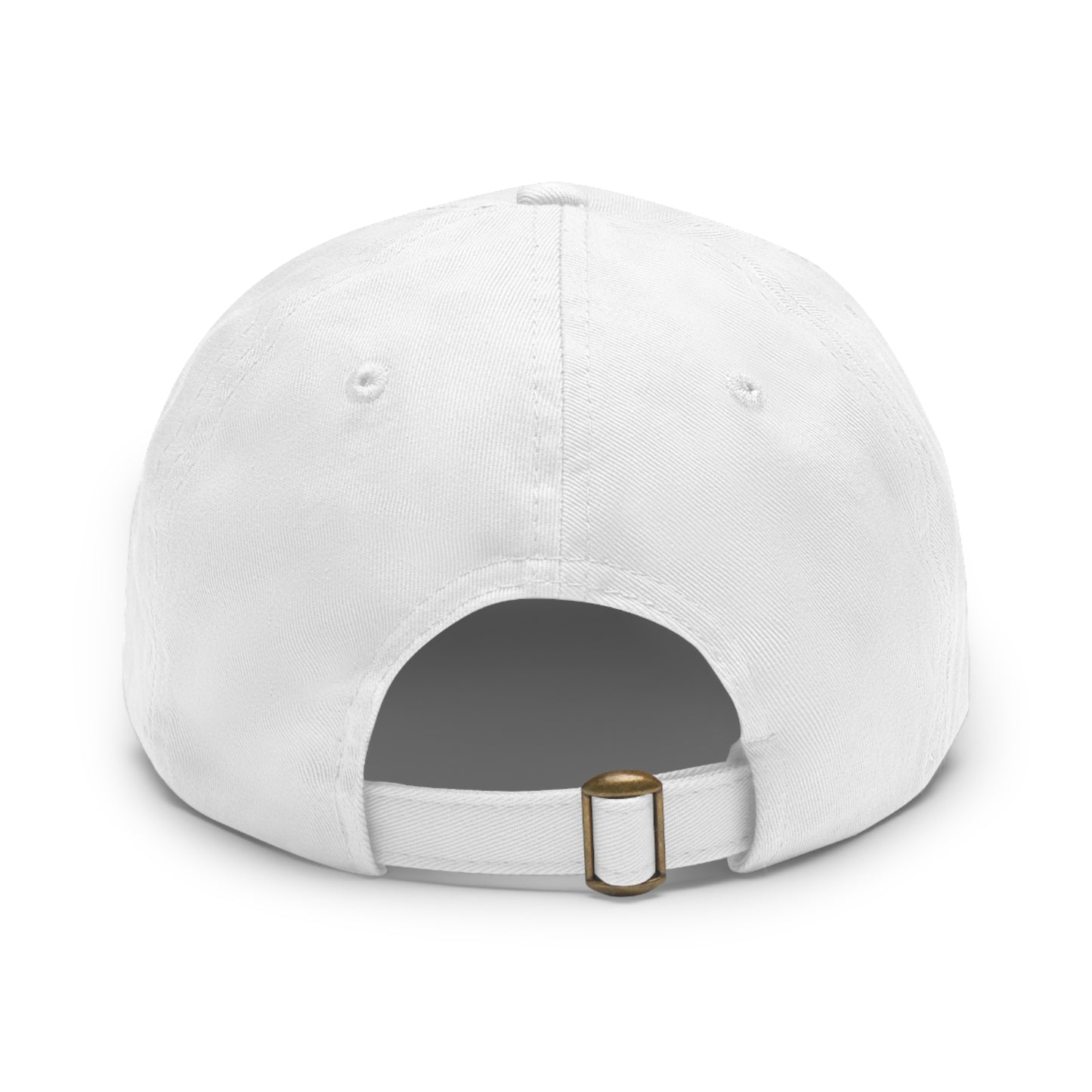 Dad Hat with Leather Crest Patch