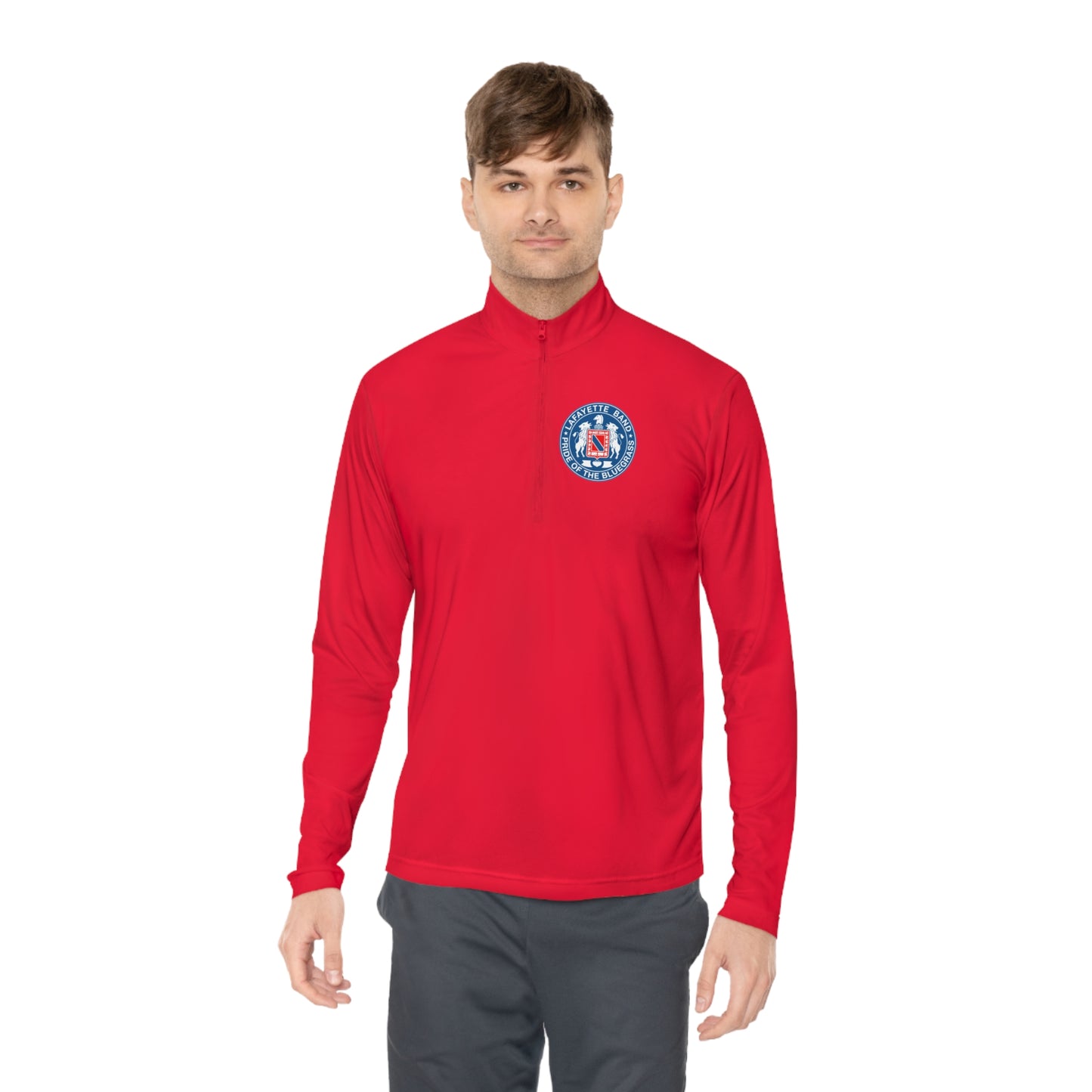 Band Crest Light Weight Quarter-Zip Pullover