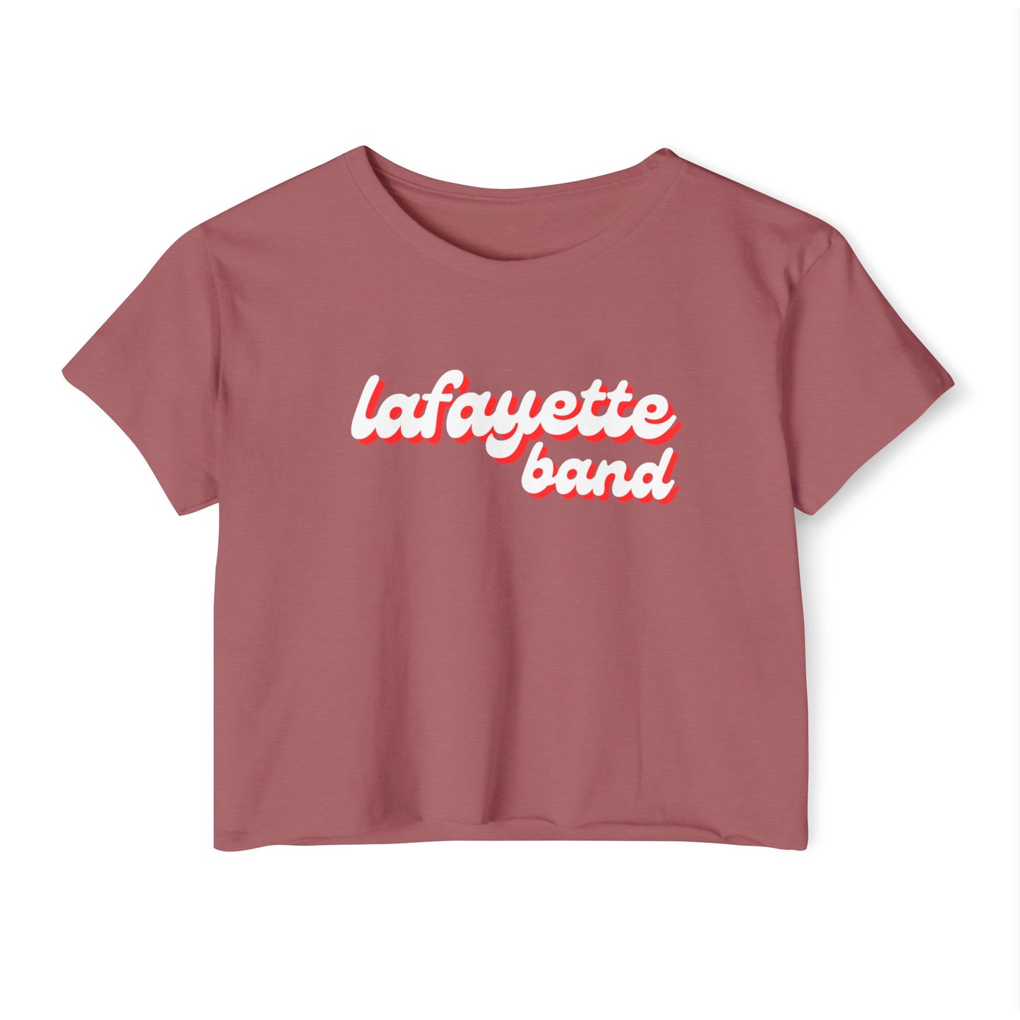Retro Lafayette Band Crop Top