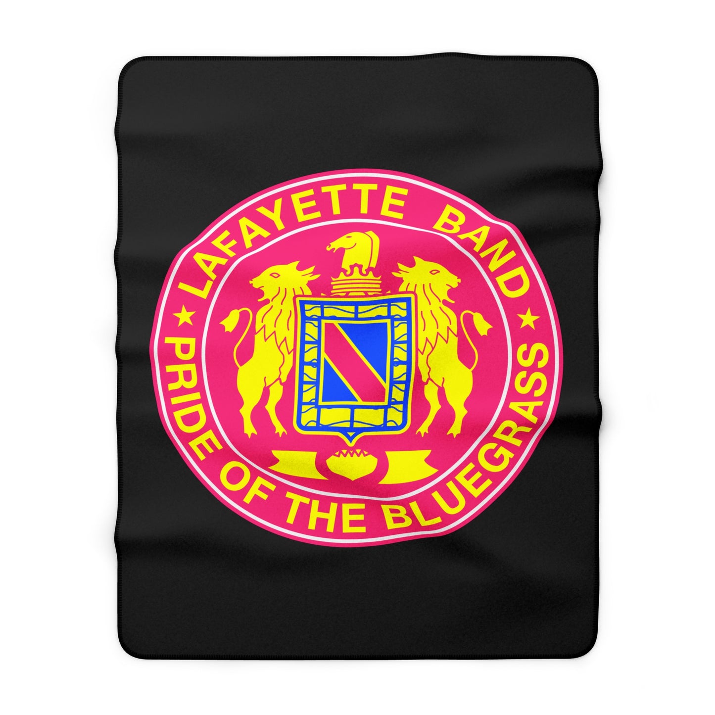 Pop Art Crest Sherpa Blanket
