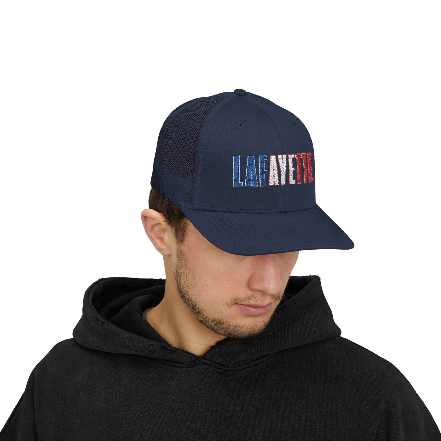 LAFAYETTE Embroidered Trucker Hat