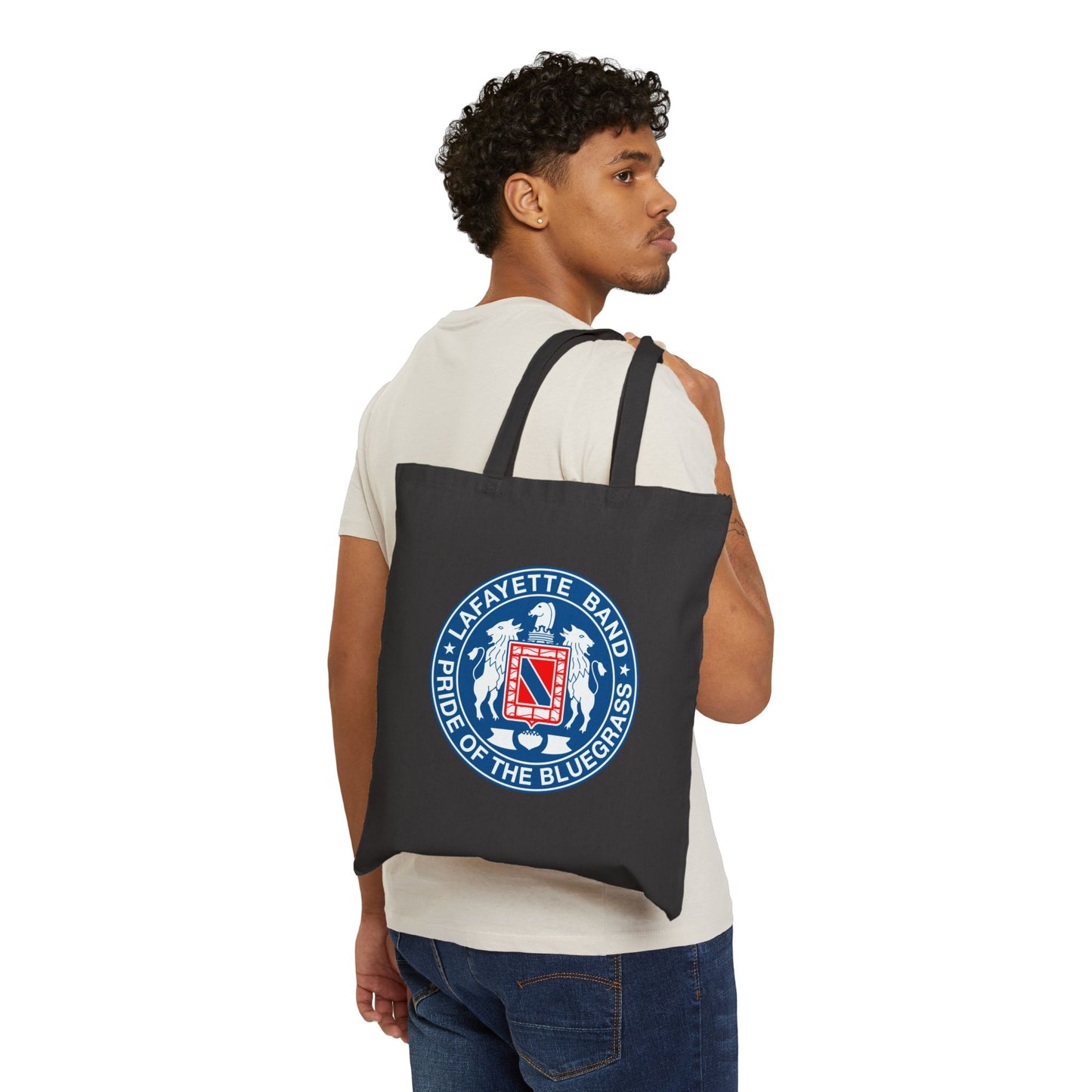 Crest Canvas Tote Bag