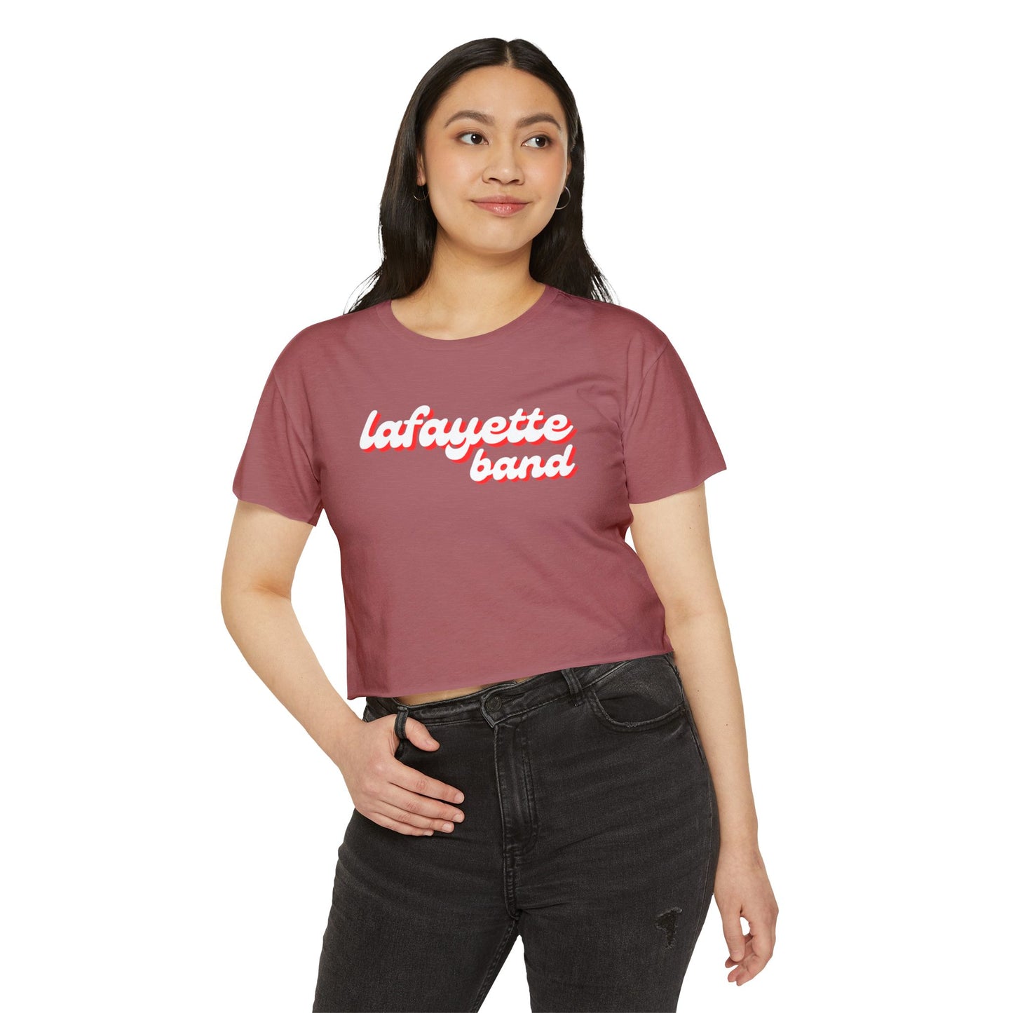 Retro Lafayette Band Crop Top