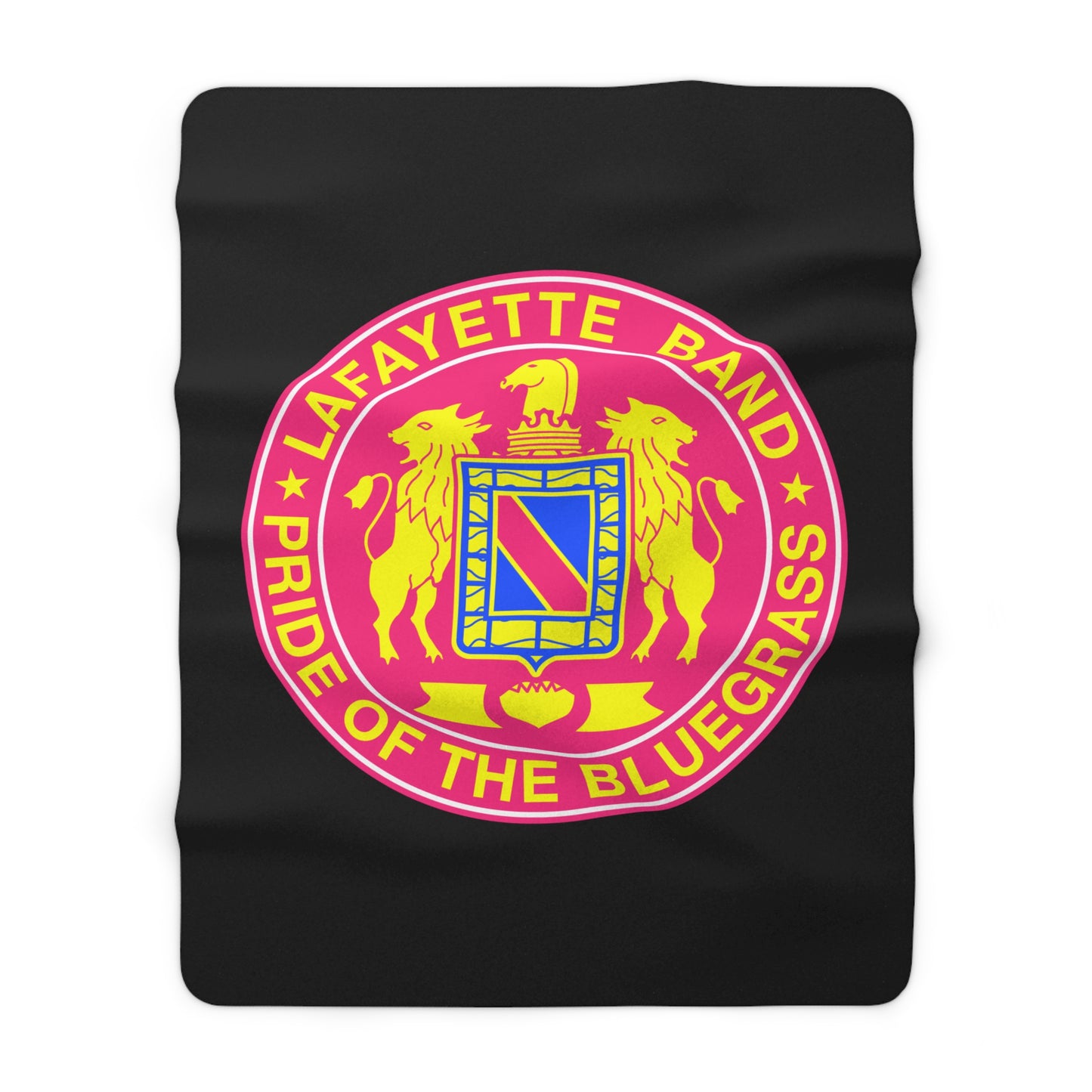 Pop Art Crest Sherpa Blanket