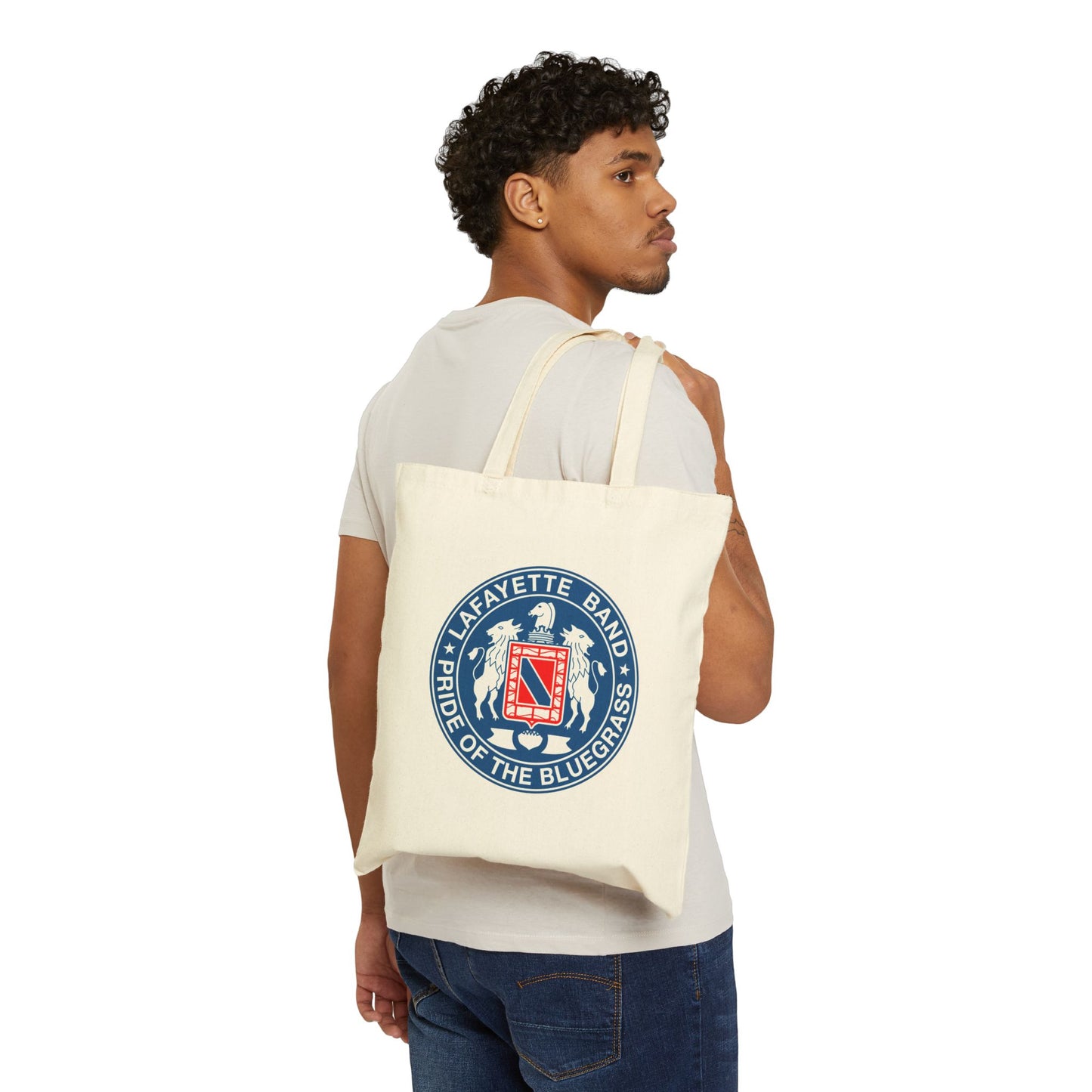 Crest Canvas Tote Bag