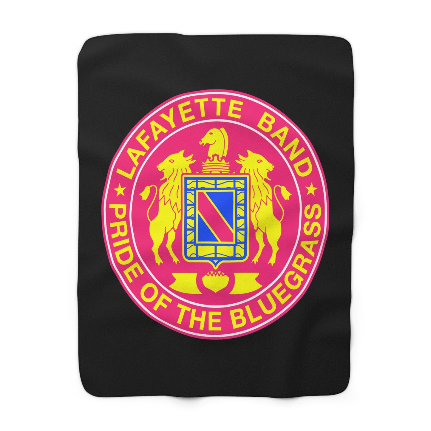 Pop Art Crest Sherpa Blanket