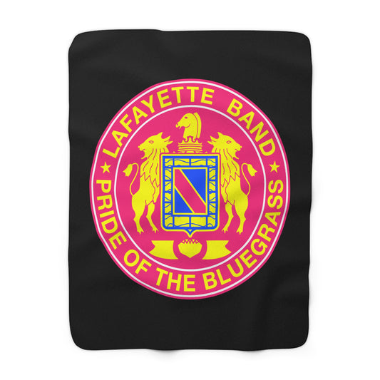 Pop Art Crest Sherpa Blanket